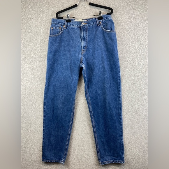 Vtg Levi’s 550 tapered leg jeans size 16 Y2K 2004 cut date high rise baggy - Picture 1 of 11